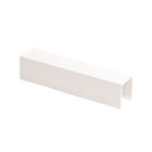 Ξύλινο πλαστικό σύνθετο ξύλινο Batten ανώτατο όριο, διακοσμητικός τετραγωνικός ανώτατος σωλήνας PVC