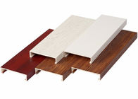 Η Soundproof ψευδοροφή WPC/PVC κεραμώνει τον ξύλινο σωλήνα για το σπίτι/την κρεβατοκάμαρα