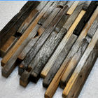 Εσωτερικό/εξωτερικό ξύλινο ξύλινο σιτάρι επιτροπών τοίχων μωσαϊκών, διακοσμητικές τρισδιάστατες ξύλινες επιτροπές τοίχων